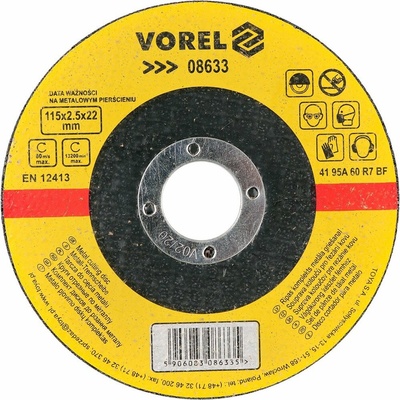 Vorel Kotouč řezný 115 x 22 x 2,5 mm TO-08633