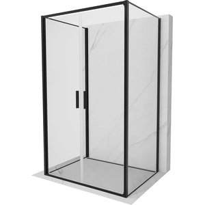 Mexen Exo-B Duo 3S тристенна душ кабина с отварящи се врати 110 x 100 см, (814-110-100-70-00-3S)