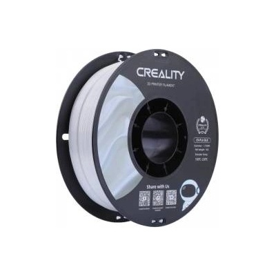 Creality CR-Silk PLA Filament White, 3D Filament (1 kg, 1.75 mm, on spool)