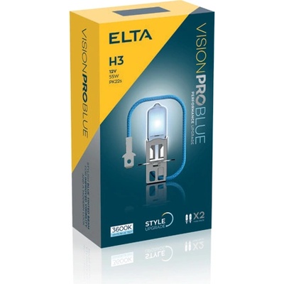 elta H3 12V 55W Vision PRO BLUE BOX 2ks (1551)
