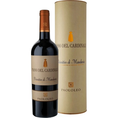 Paololeo Primitivo di Manduria D,O,P, Passo del Cardinale magnum 14% 1,5 l (tuba)