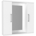 TopMebel Меламиново огледало за баня Surra TopMebel цвят бял 65x15.3x65см
