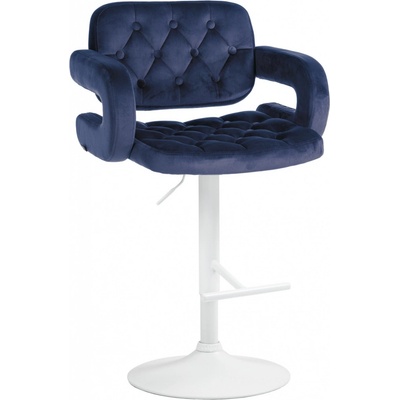 Design-Shop Dublin zamat Modrá / biely rám