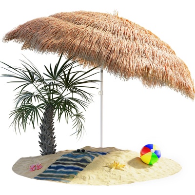 ZahradnyNabytok Slnečník Hawaii 160 cm - prírodný