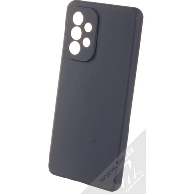 1Mcz Matt Skinny TPU ochranné silikonové Samsung Galaxy A53 5G tmavě modré