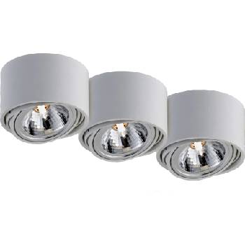 Kaspa Таванна лампа Lumos тройна бяла (70253301)