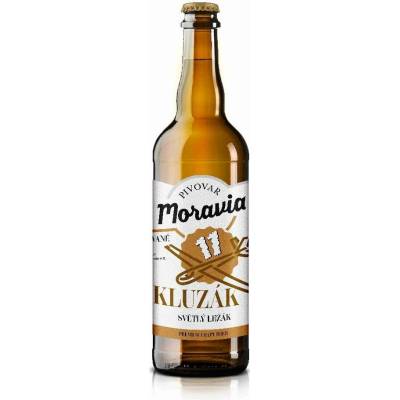Moravia 11 MEDLÁNECKÝ KLUZÁK světlé spodně kvašené 4,5% 0,75 l (sklo)