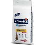 Affinity Advance Dog All Breeds Adult Sensitive - агне и ориз, високачествена храна за пораснали кучета над 1 година, при проблеми с кожата и козината или алергии, за всички породи, Испания - 12 кг