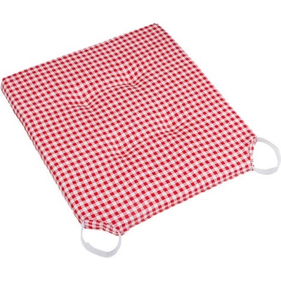 Bellatex hladký Ulla Kostička červená na suchý zip 40x40cm