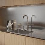 Omnires Смесител за кухня Omnires Tula, класически, монокоманден, четкан никел (TL6050NI)