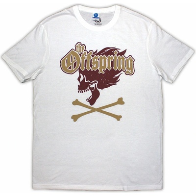 The Offspring tričko Screaming Skull white