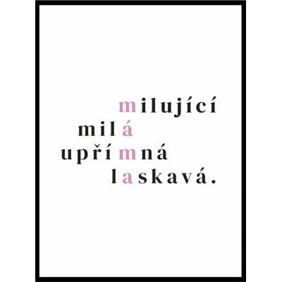 Obraz pro báječnou maminku Velikost: 21 x 30