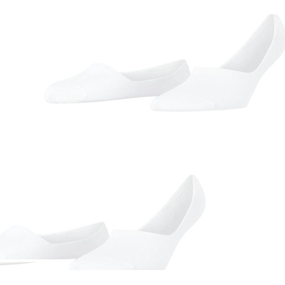 Burlington dámske ponožky Everyday Invisible 2-Pack White