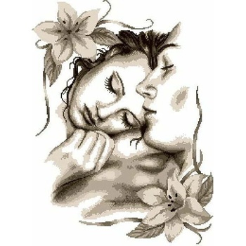 Image 1 of Казанлъшки гоблени Гоблен Влюбена двойка Puppets (Унгарски)