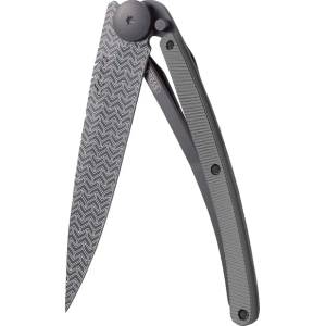 DEEJO 1gm033 tattoo aluminum / Ултралеко джобно ножче с алуминиева дръжка (1gm033)
