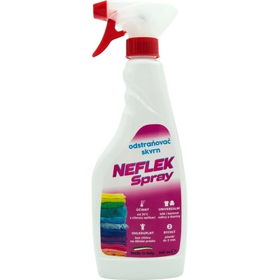 NEFLEK SPRAY odstraňovač škvŕn 500 ml