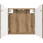 vidaXL Кабинет за дартборд Дъб артизан 56 x 12 x 63 см (8006659)