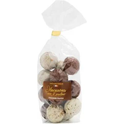 AGI makronky z hořké čokolády a praliné 200 g