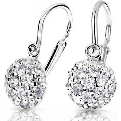 Cutie Diamonds luxusní dětské náušnice z bílého zlata s brilianty DC2747-10-00-X-2