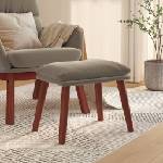 vidaXL Табуретка, светлосива, 45x29, 5x35 см, текстил (341468)