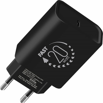 OBAL:ME Cestovná Nabíjačka USB-C 20W Black