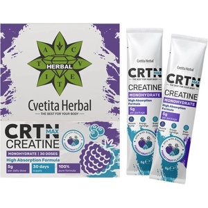 Cvetita Herbal CRTN MAX Creatine Monohydrate Sachets [30 Сашета] Горски плодове