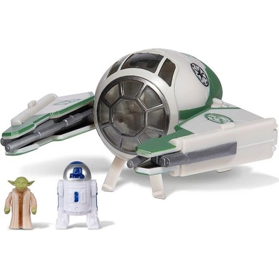 Star Wars Micro Galaxy Squadron Vehicle Yoda's Jedi Starfighter 7 cm