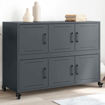 vidaXL 11461.846742 příborník antracitový 100,5 x 39 x 72 cm ocel