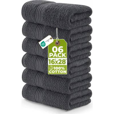 Utopia Towels ručníky na ruce šedé 41 x 71 cm 6 ks