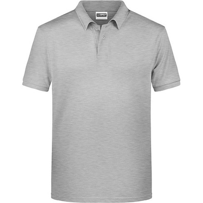 James & Nicholson Pánska polokošeľa JN8010 Grey Heather