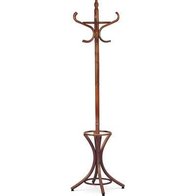 Věšák dřevěný stojanový 185 cm AUTRONIC F-2059 OAK hnědá