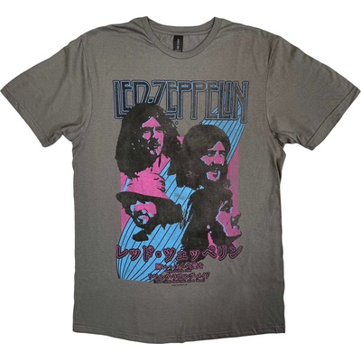 Led Zeppelin Japanese Blimp Charcoal Grey M Риза (LZTS36MC02)