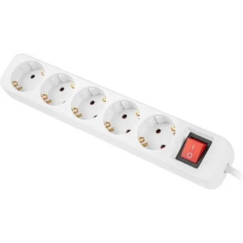Lanberg 5 Plug 1,5 m Switch (PS1-05F-0150-W)