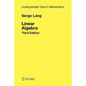 Linear Algebra | Serge Lang (2010)