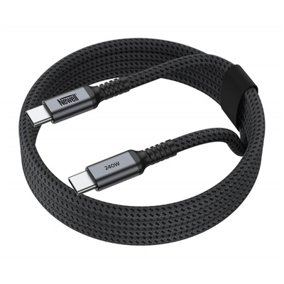 Newell USB-C - Кабел за бързо зареждане USB-C, 240W, 2 m, минимум 30 000 зареждания, 40 месеца гаранция, чип с E-маркер NL4441 (NL4441)