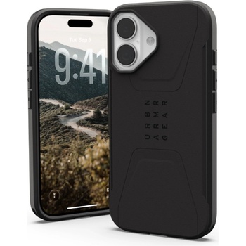 Urban Armor Gear Гръб UAG Civilian Magsafe за iPhone 17 - Черен