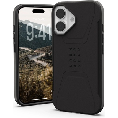 Urban Armor Gear Гръб UAG Civilian Magsafe за iPhone 17 - Черен