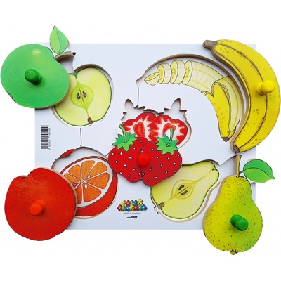Just Jigsaws 150 loupeme a krájíme plodiny 1 deskové 6 dílů