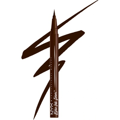 NYX Professional Makeup Epic Ink Precízna vodeodolná linka Milk Chocolate 1 ml