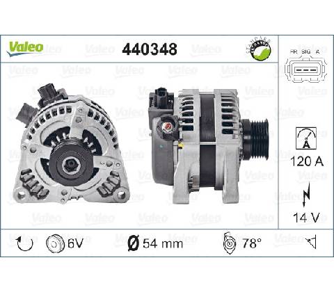 VALEO Alternátor 440348