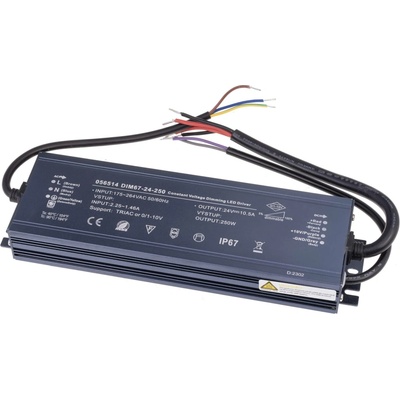 Stmívatelný napěťový zdroj DIM67 24V 250W