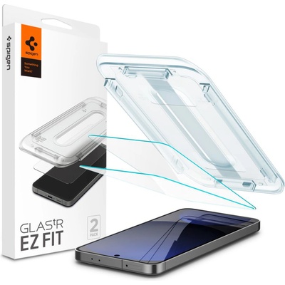 Spigen Протектор за Samsung Galaxy S24 FE (комплект 2) - Spigen Glas. tR EZ FIT - Прозрачен