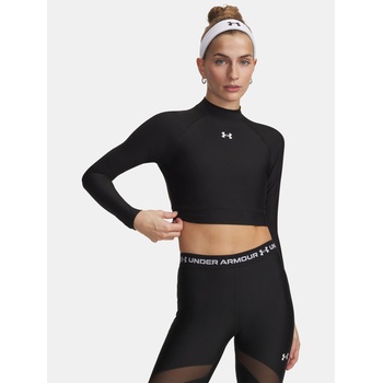 Under Armour Дамска тениска Under Armour HeatGear Crop Mock LS-BLK Under Armour | Cheren | ЖЕНИ | XS