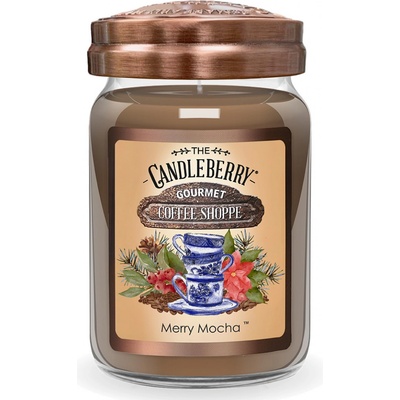 Candleberry Candle Coffee Shoppe Merry Mocha 624 g
