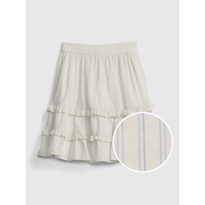 GAP detská sukňa stripe biela