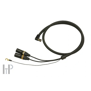 Saec SCX-5000 XLR - L - Висок клас напълно симетричен фоно кабел с проводник PC-Triple C - ъгловиден (068934)