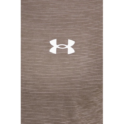 Under Armour Тениска за трениране Under Armour Tech Textured в кафяво с меланжов десен 1382796 (1382796)