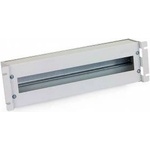 TRITON Connector rail TRITON 19 3U with cover, DIN, grey