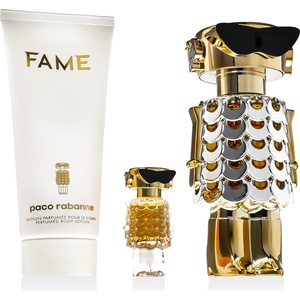 Paco Rabanne Fame комплект за жени Eau de Parfum 80 ml + Парфюмна вода миниатюра 4 ml + Лосион за тя