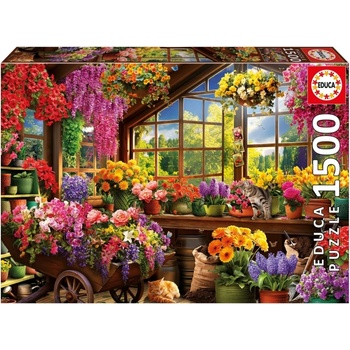 Educa Пъзел Educa от 1500 части - Градинарска къщичка (EDU20567)